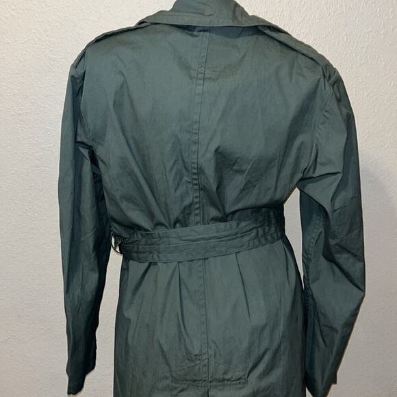 Vintage Union Made Trench Coat New York double breasted  mcm Unisex - Picture 7 of 13